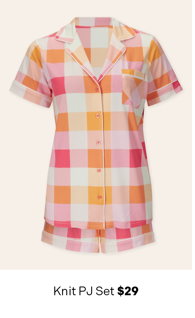 Knit Pj Set $29