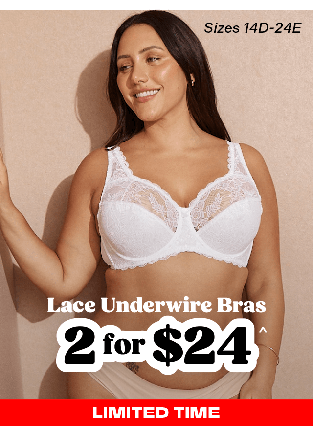 Lace Bras 2 for $24