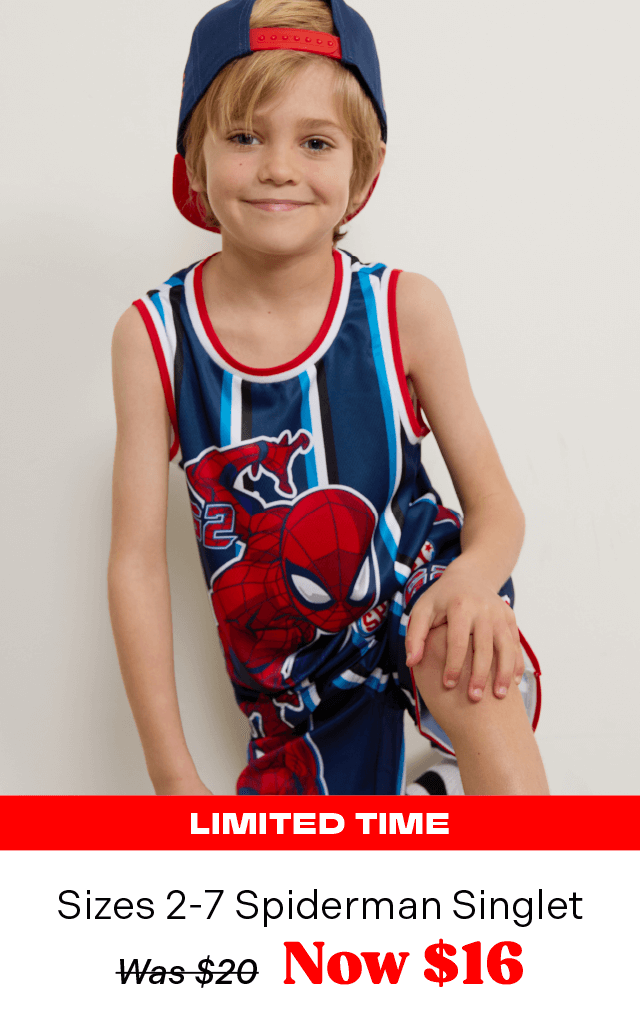Spiderman Singlet 20% off