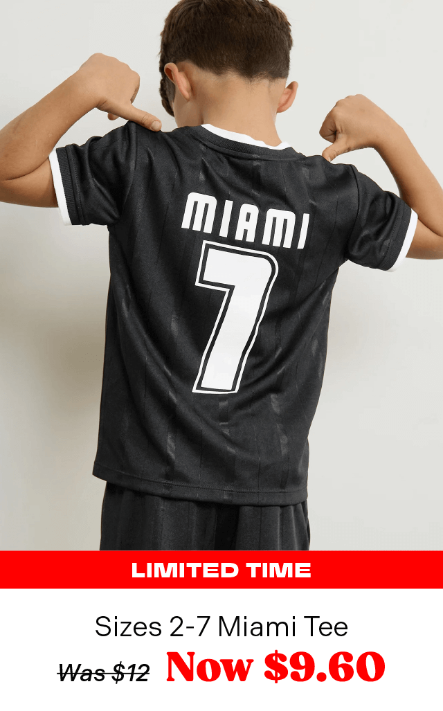 Kids Mesh Tee 20% off