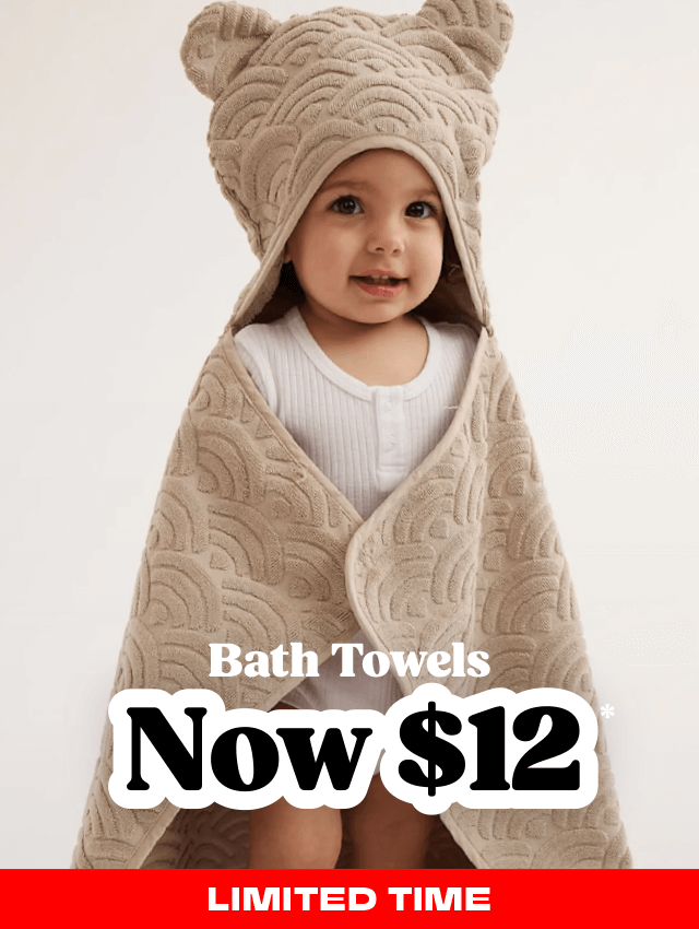 Baby Towels now $12