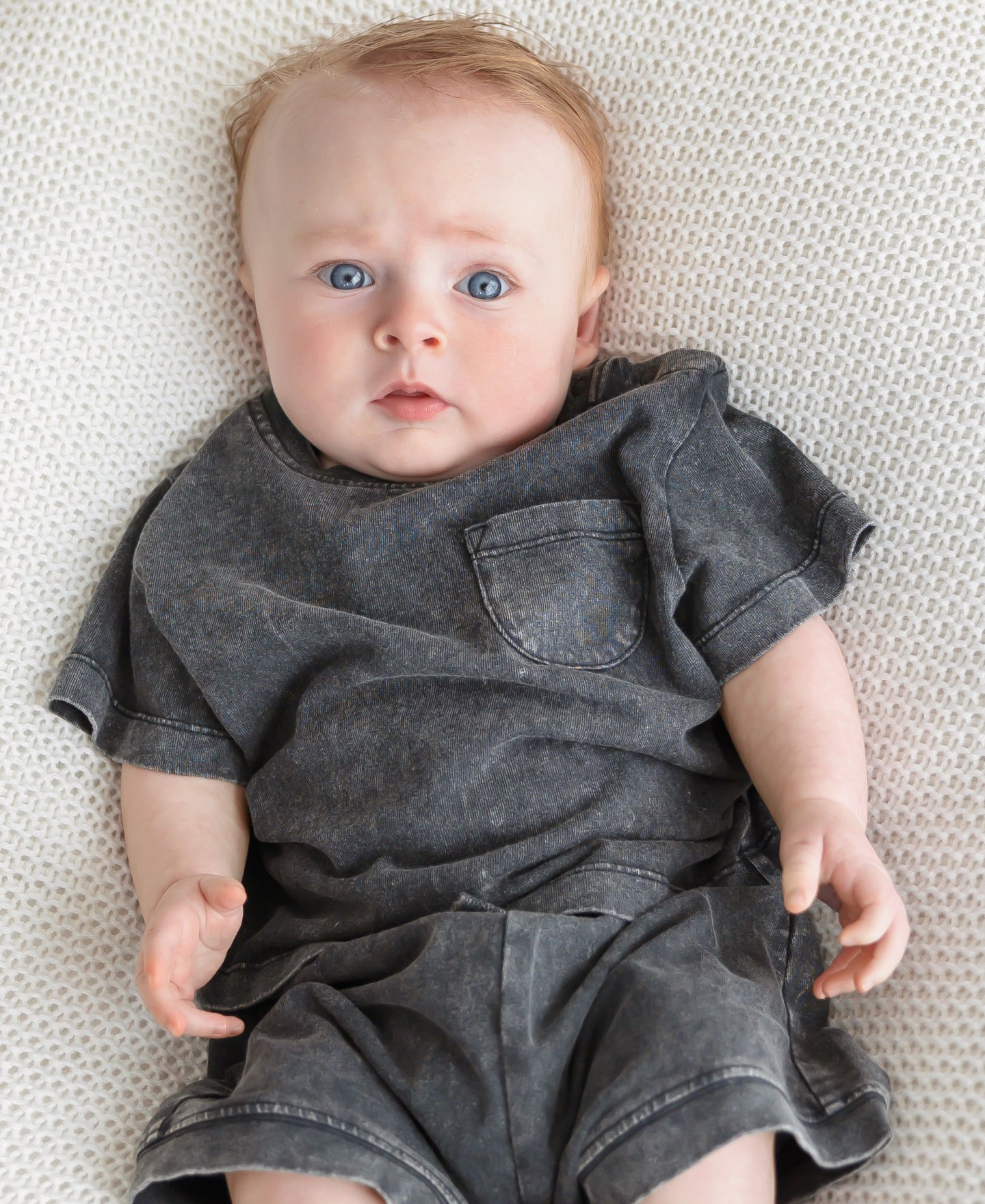 Babies' Garment Dyed Pocket Tee