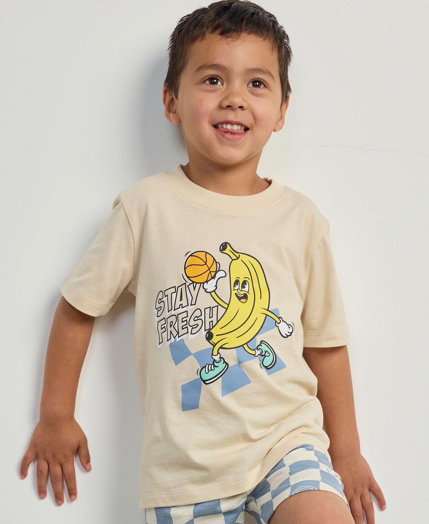 Little Kids' Short Sleeve Printed Essential Tee