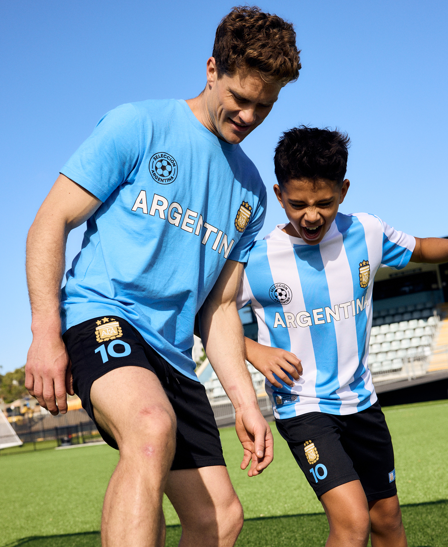 Men's Argentina Football Mesh Shorts