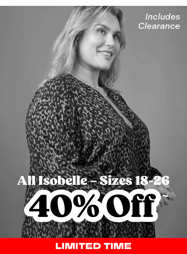 40% off Isobelle Plus Size