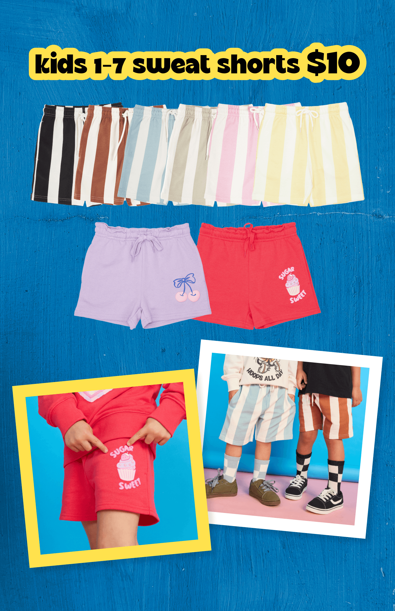 Kids Sweats & Shorts $10