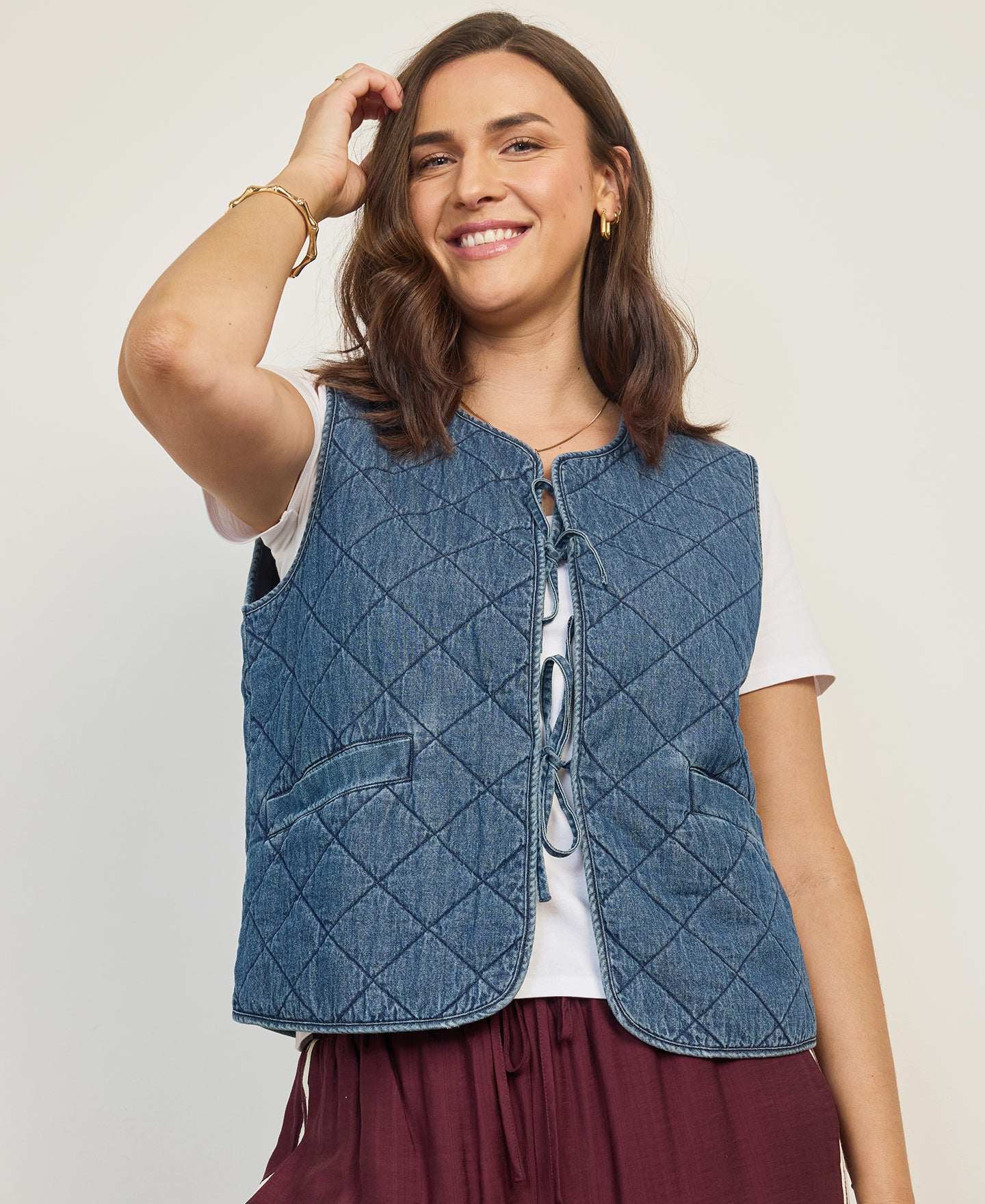 Women's Denim Vest
