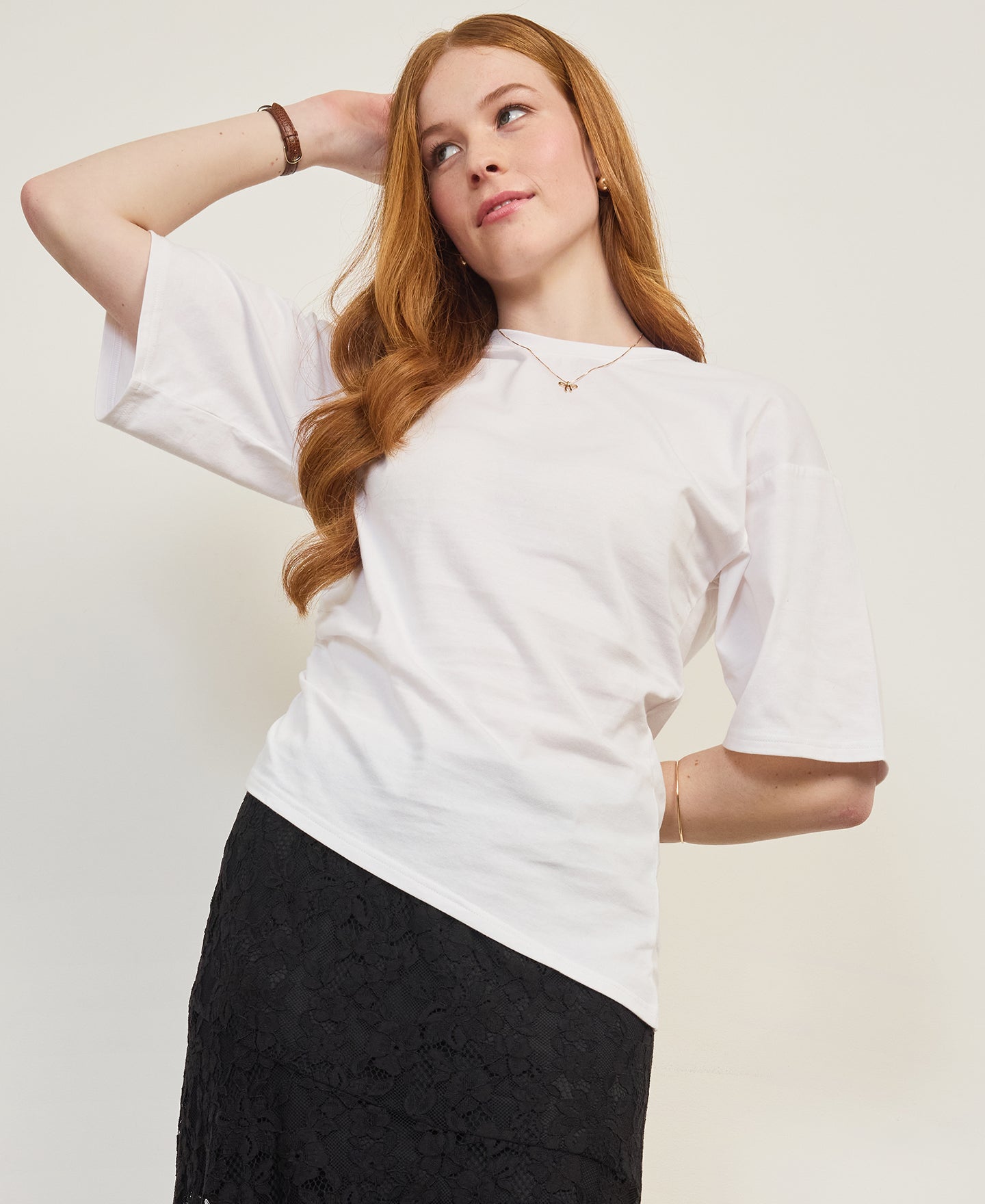 Women's Ruched Waisted Tee