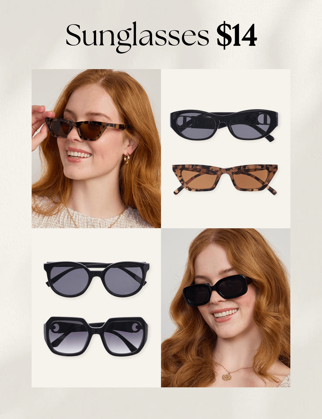 Sunglasses $14