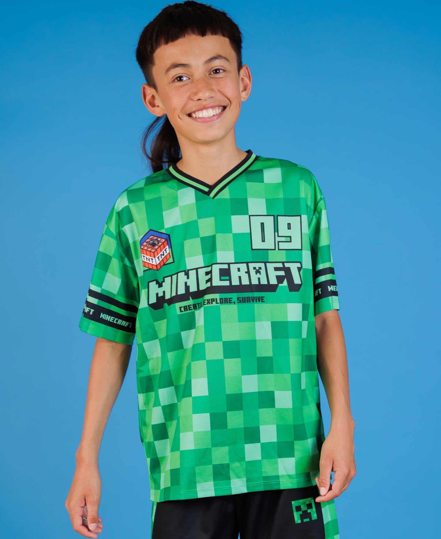 Kids' Minecraft Mesh Tee