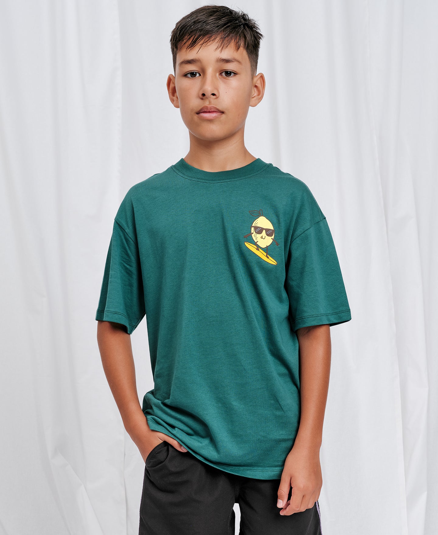 Kids' Short Sleeve Front & Back Print Tee