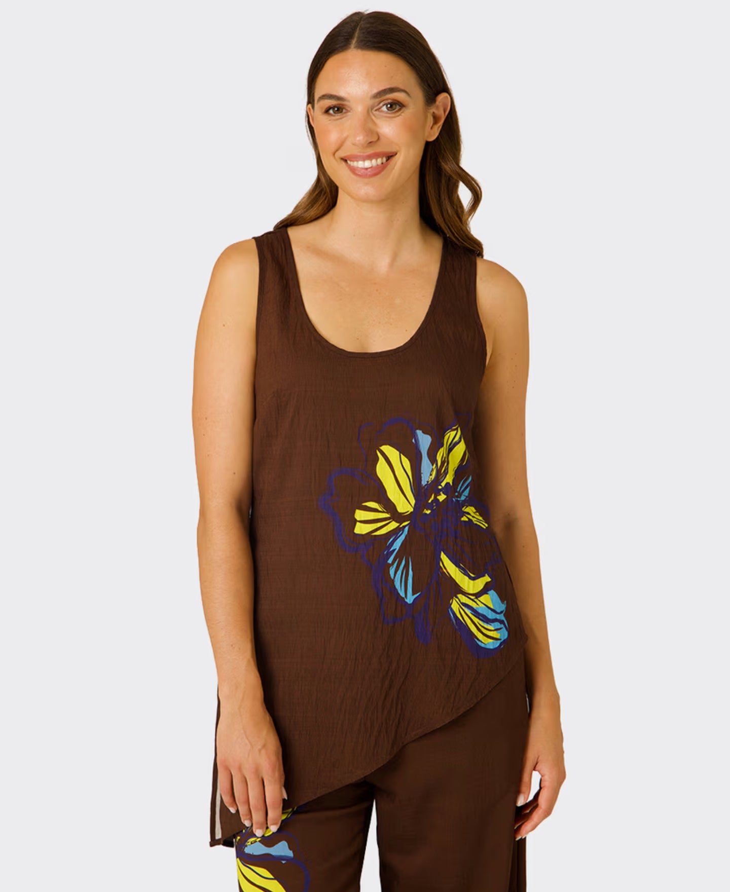 Women's Asymmetrical Hem Tank Top