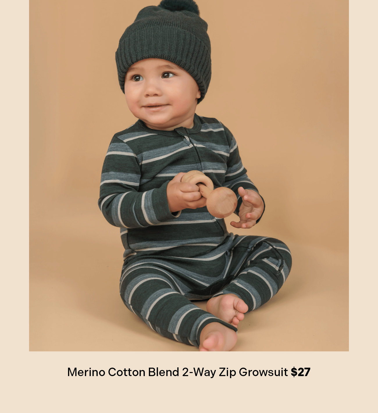 Baby Merino Growsuit
