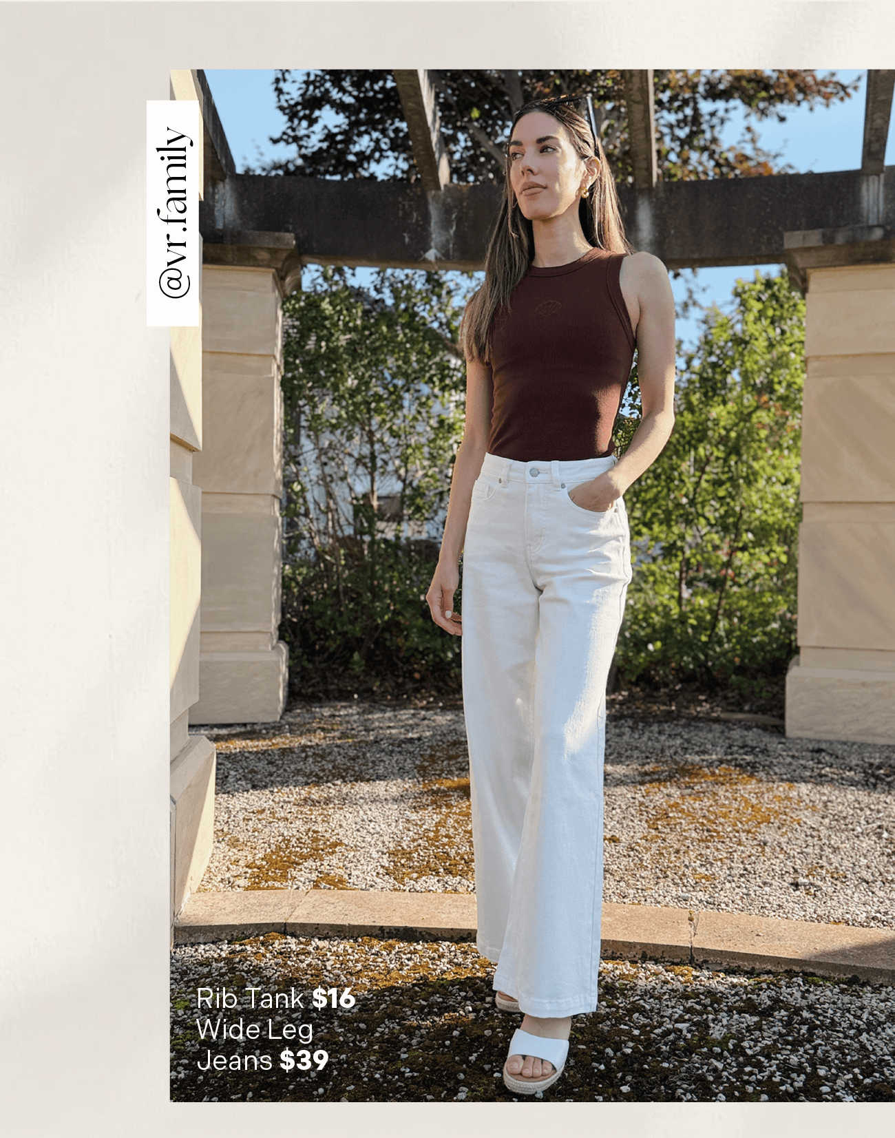 Rib Tank $16 & Jeans $39