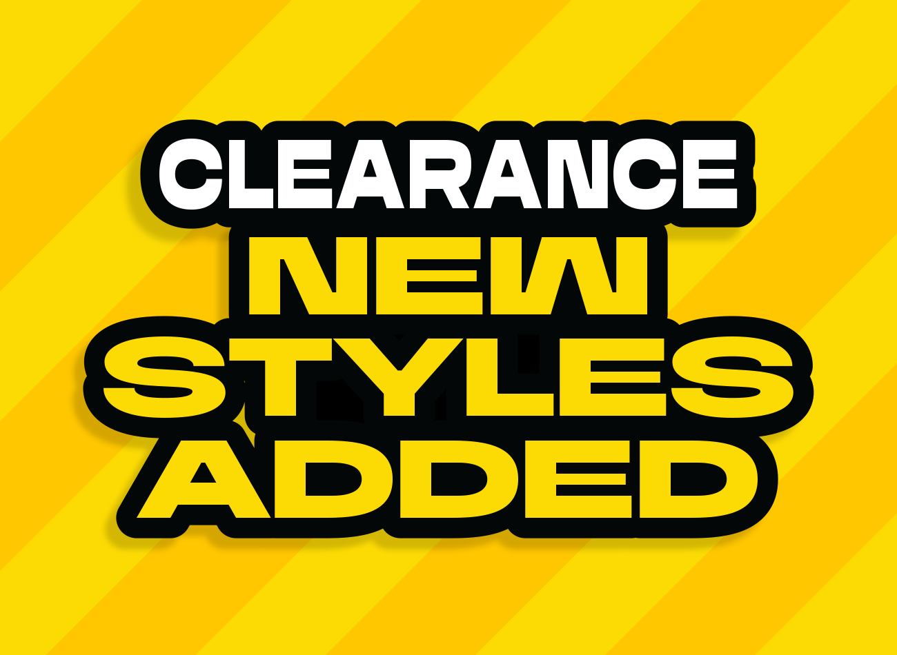 Clearance New Styles Added