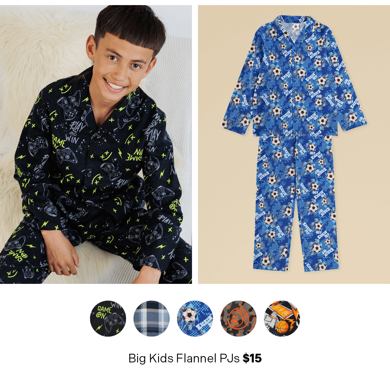 Kids Flannel PJs