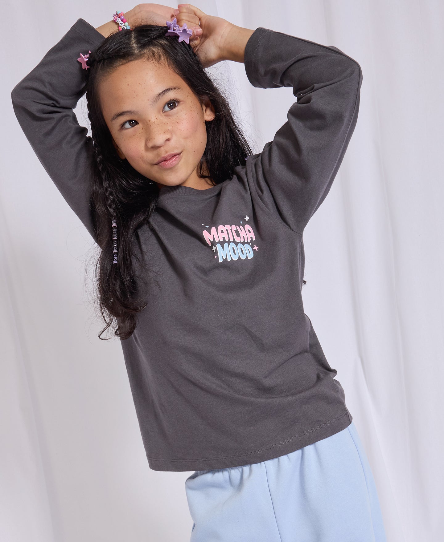 Kids' Long Sleeve Print Tee