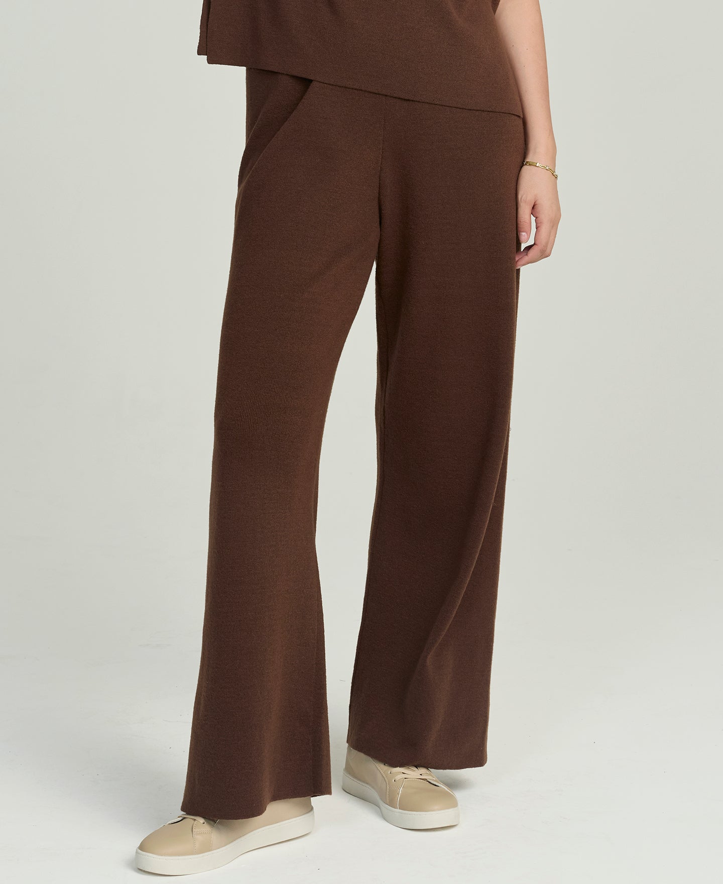 Women's Knit Wide Leg Pant