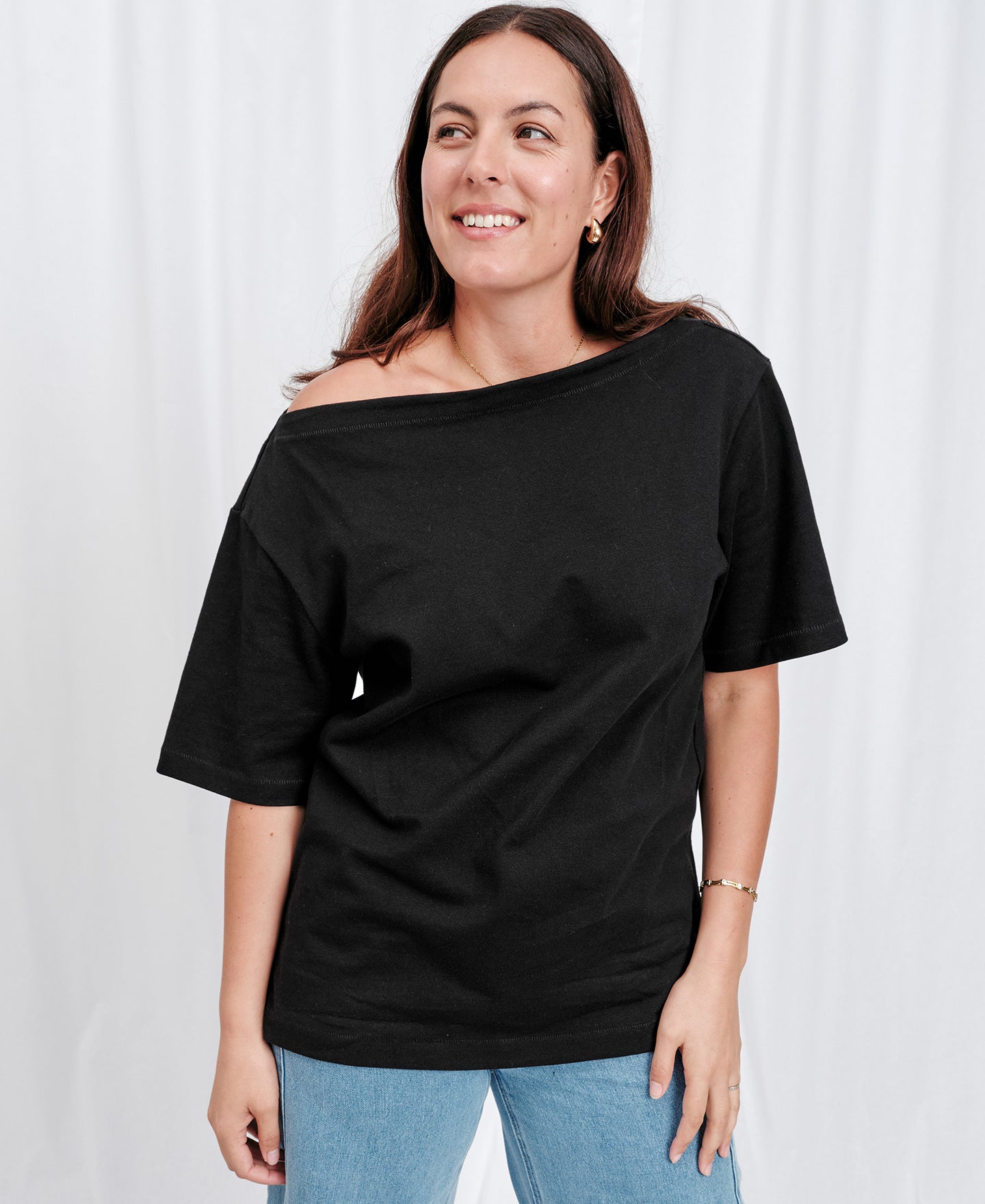 Women's Off Shoulder Slouch Tee