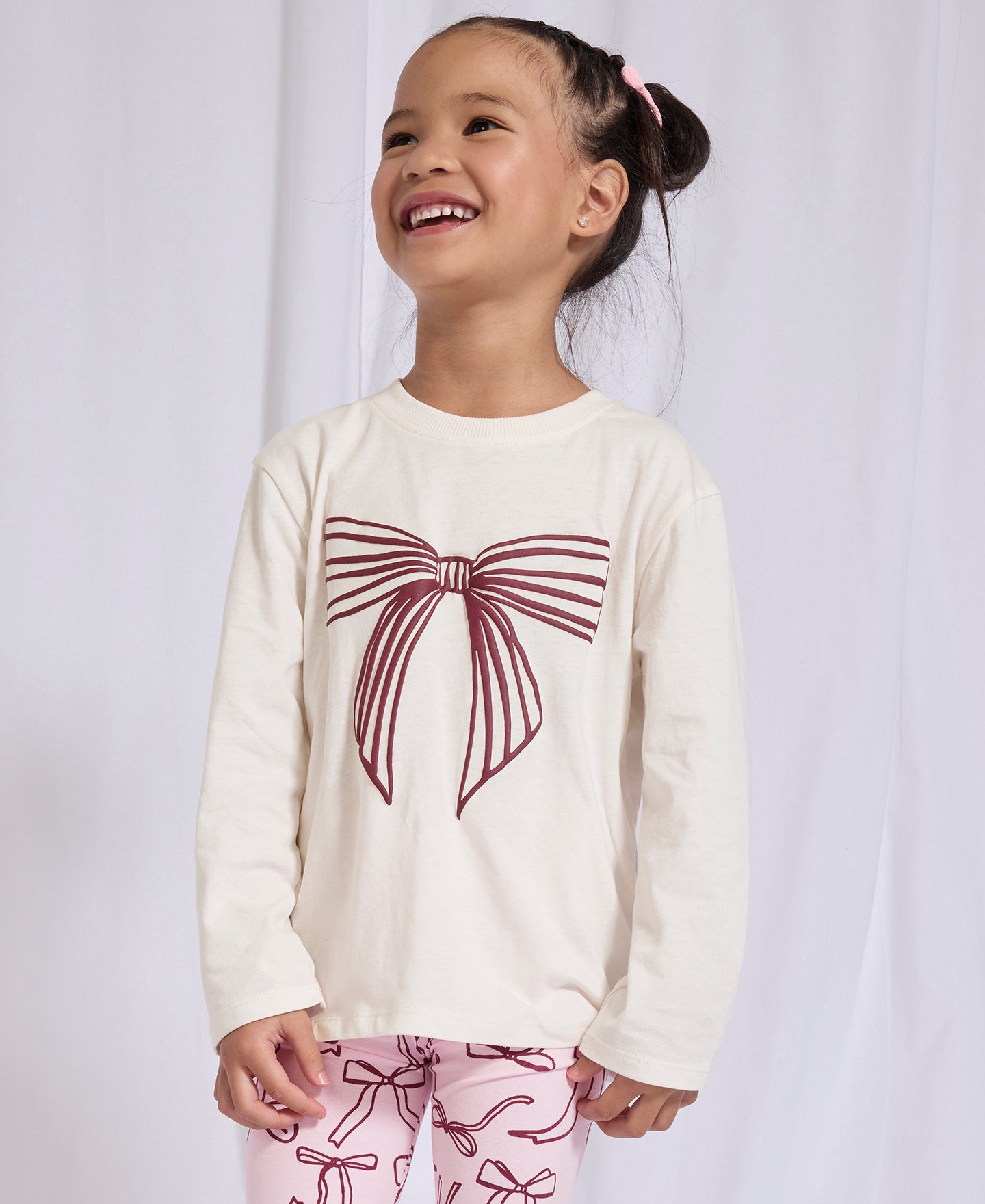 Little Kids' Long Sleeve Print Tee