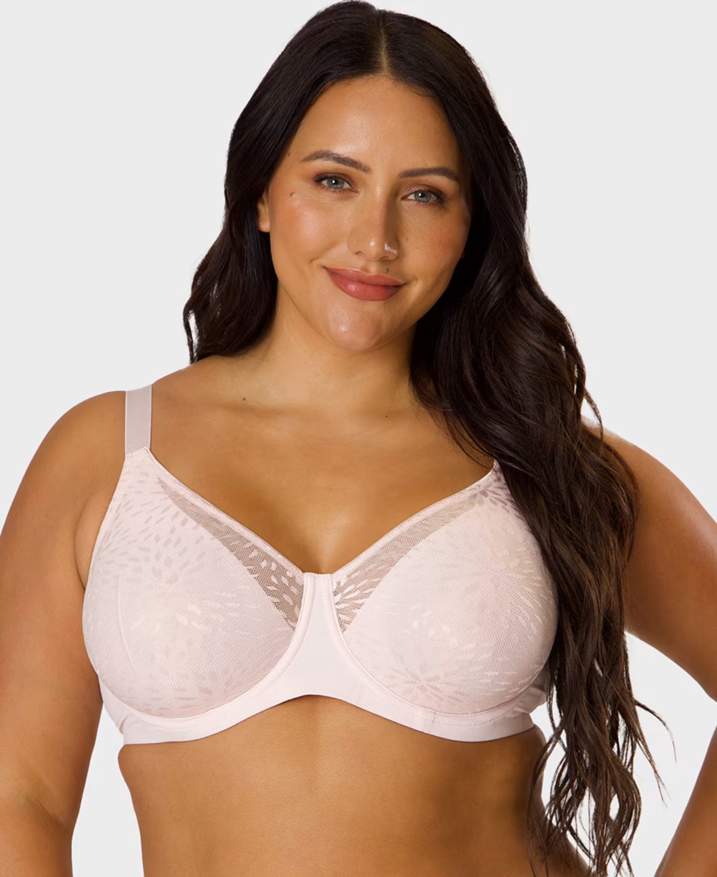Women's Fuller Figure Minimiser Lace Super Soft Cup