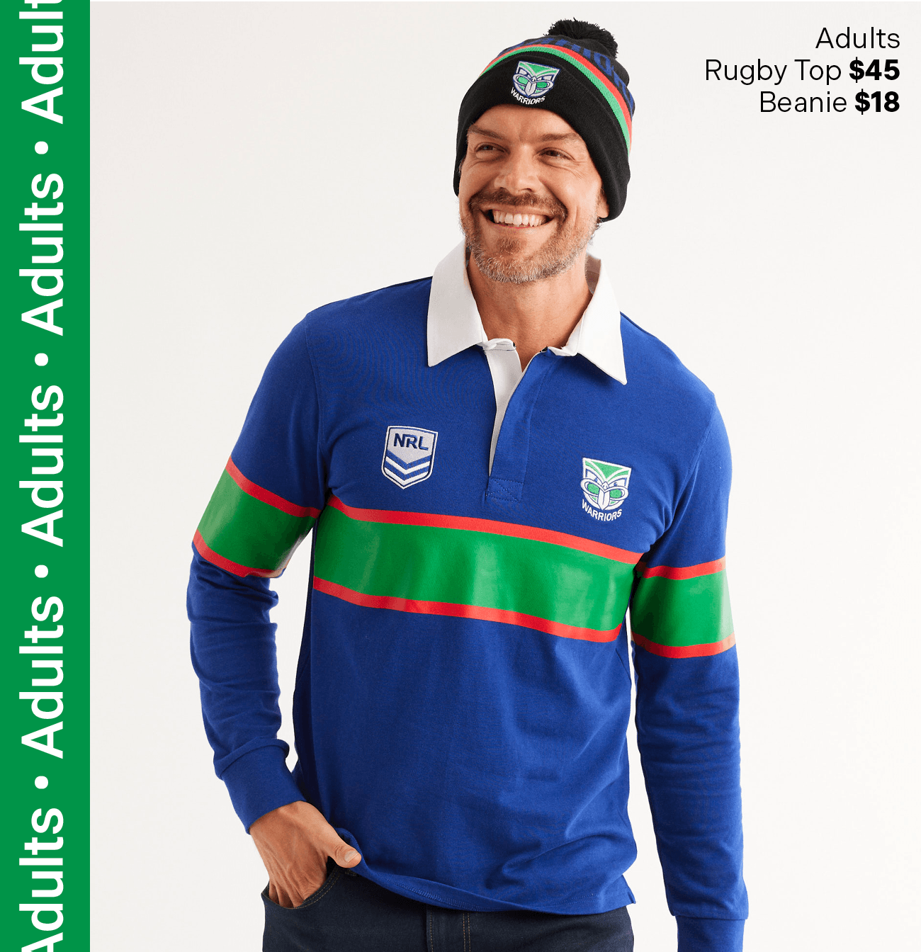 Warriors NRL Adult Rugby Top