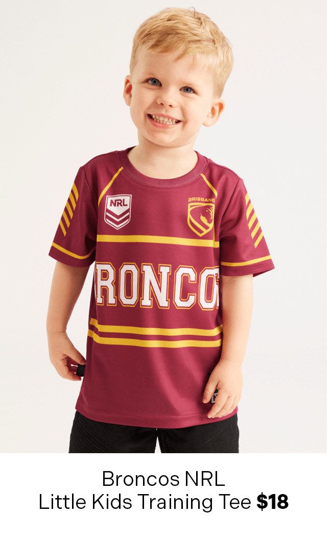 Broncos NRL Kids' Training Tee