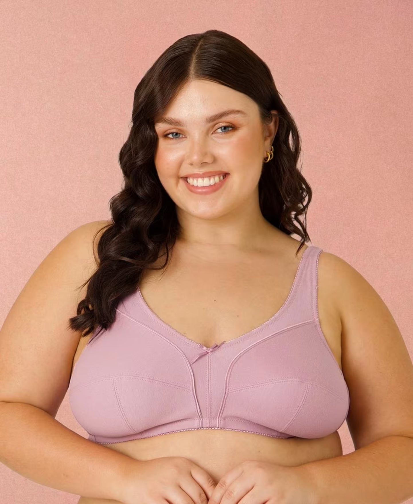 Women's Full Figure Wire Free Bra