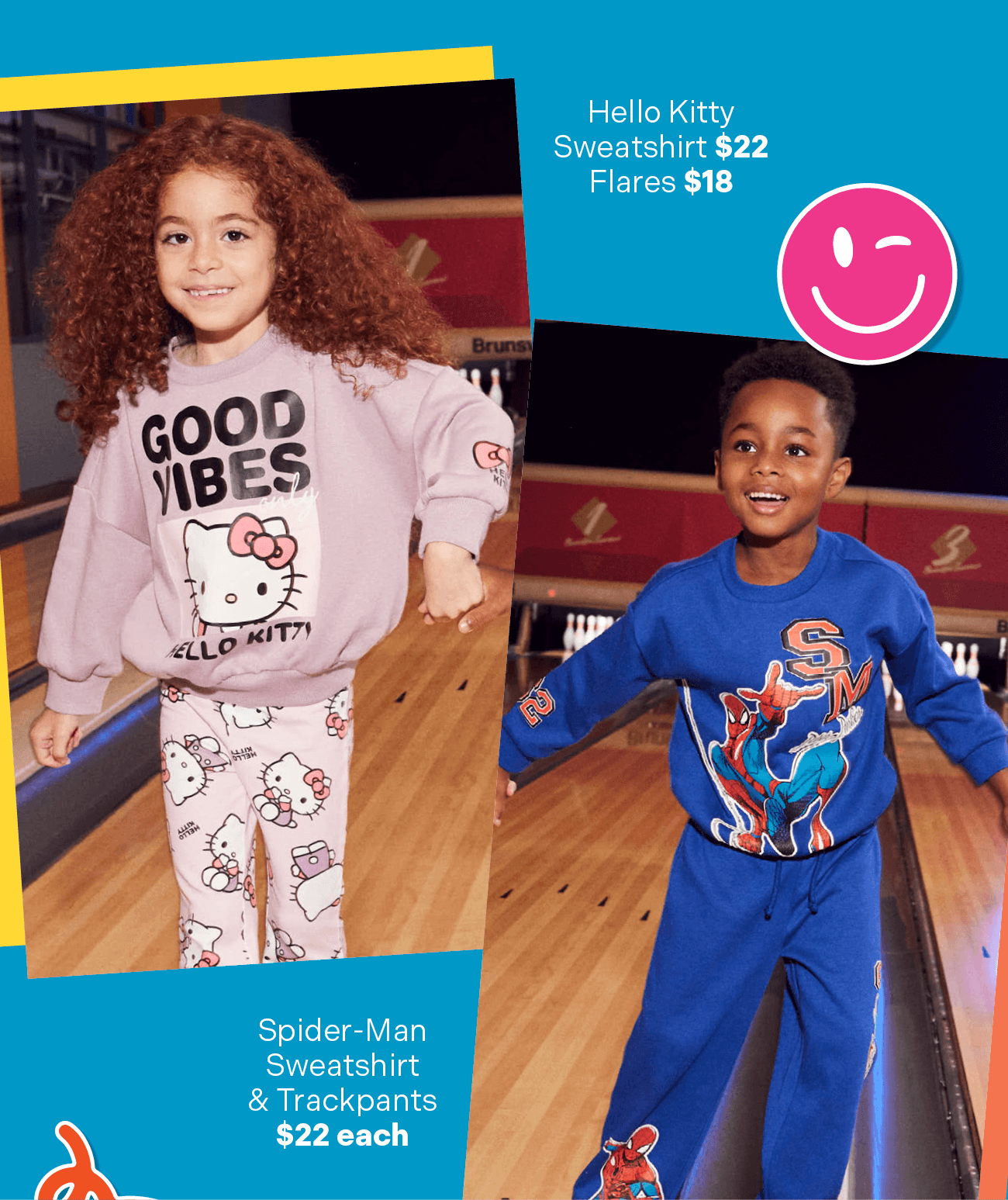 Hello Kitty & Spider Man Sweats