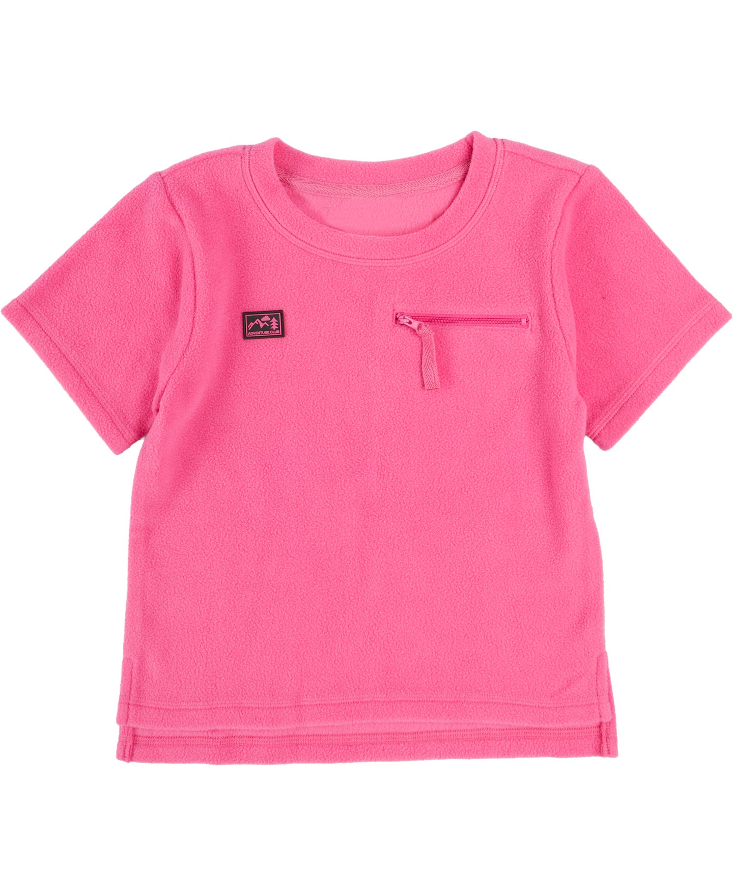 Little Kids' Adventure Fleece Plain Zip Tee
