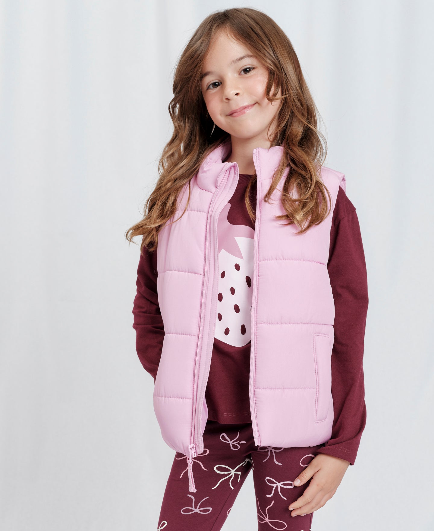 Little Kids' Plain Puffer Vest