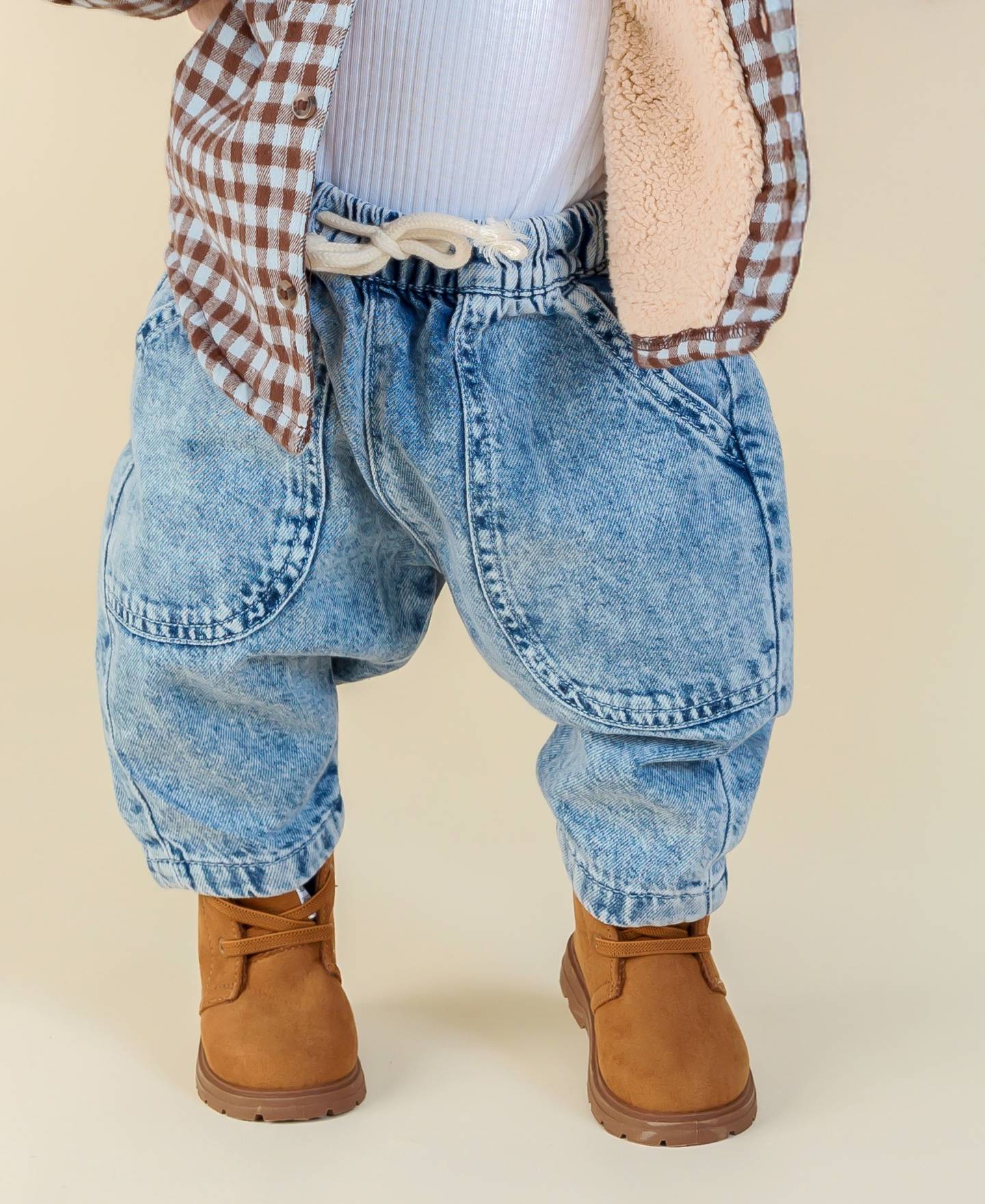 Babies' Panelled Jean