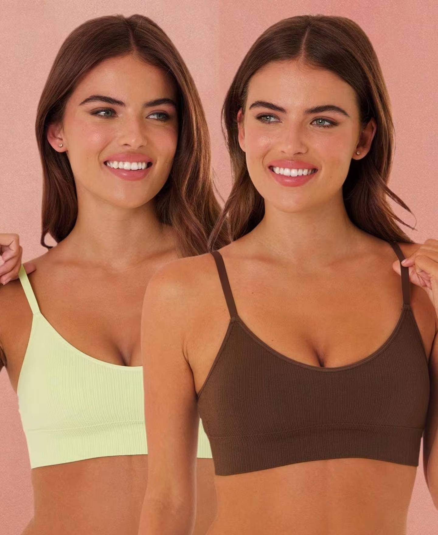 Women's 2 Pack Modern Rib Seamfree Crops