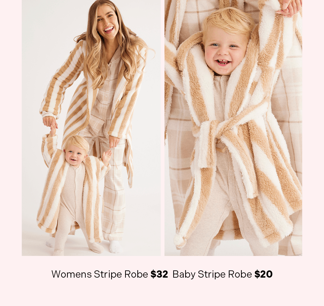 Stripe Robe Women's + Baby