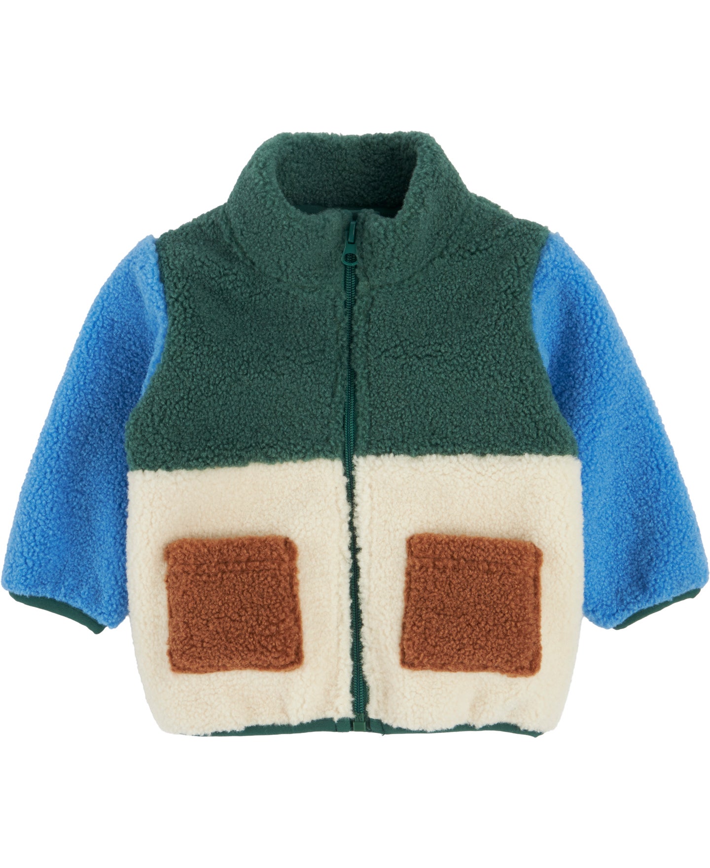 Babies' Panel Teddy Jacket