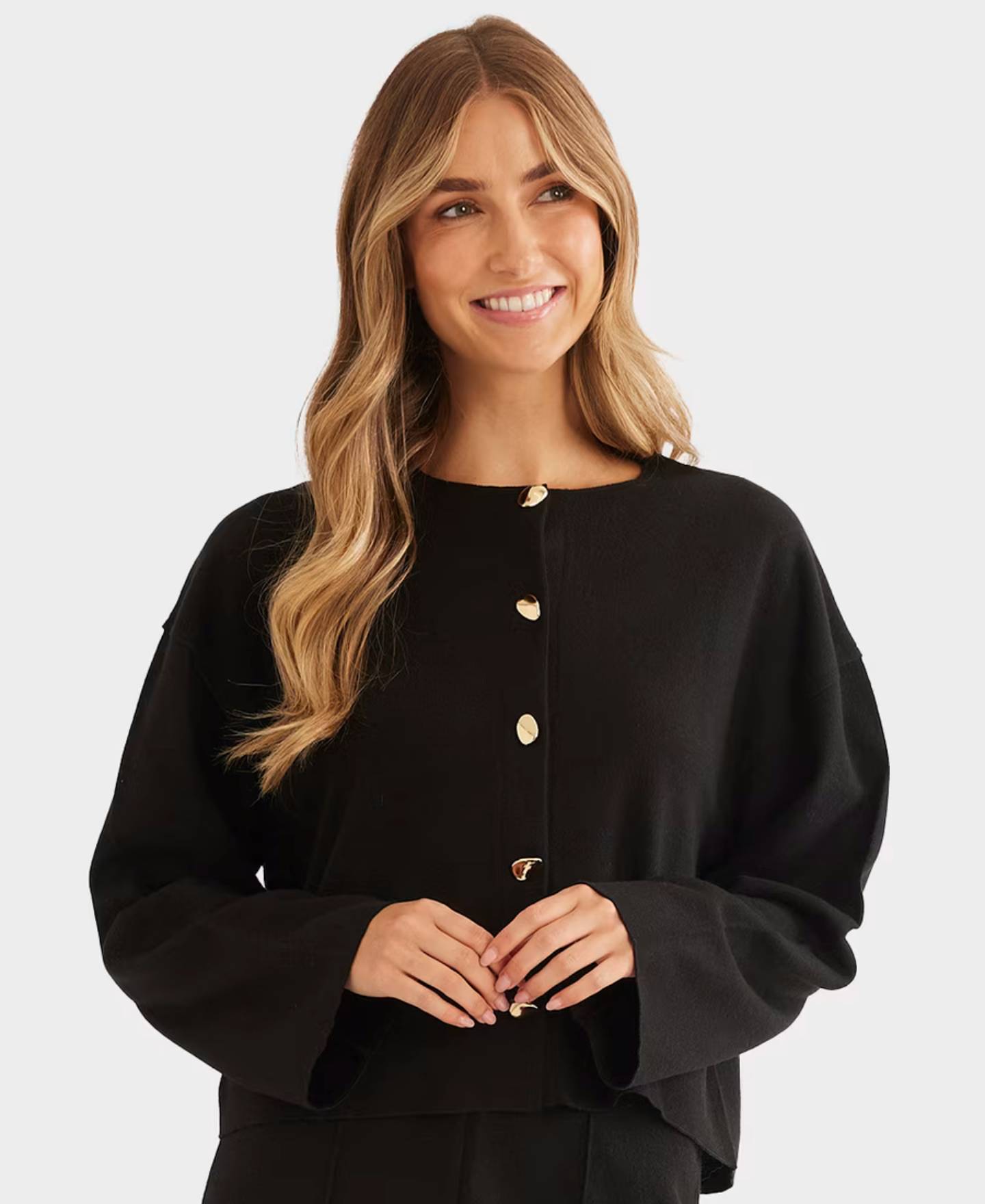 Women's Brushed Rib Long Sleeve Top