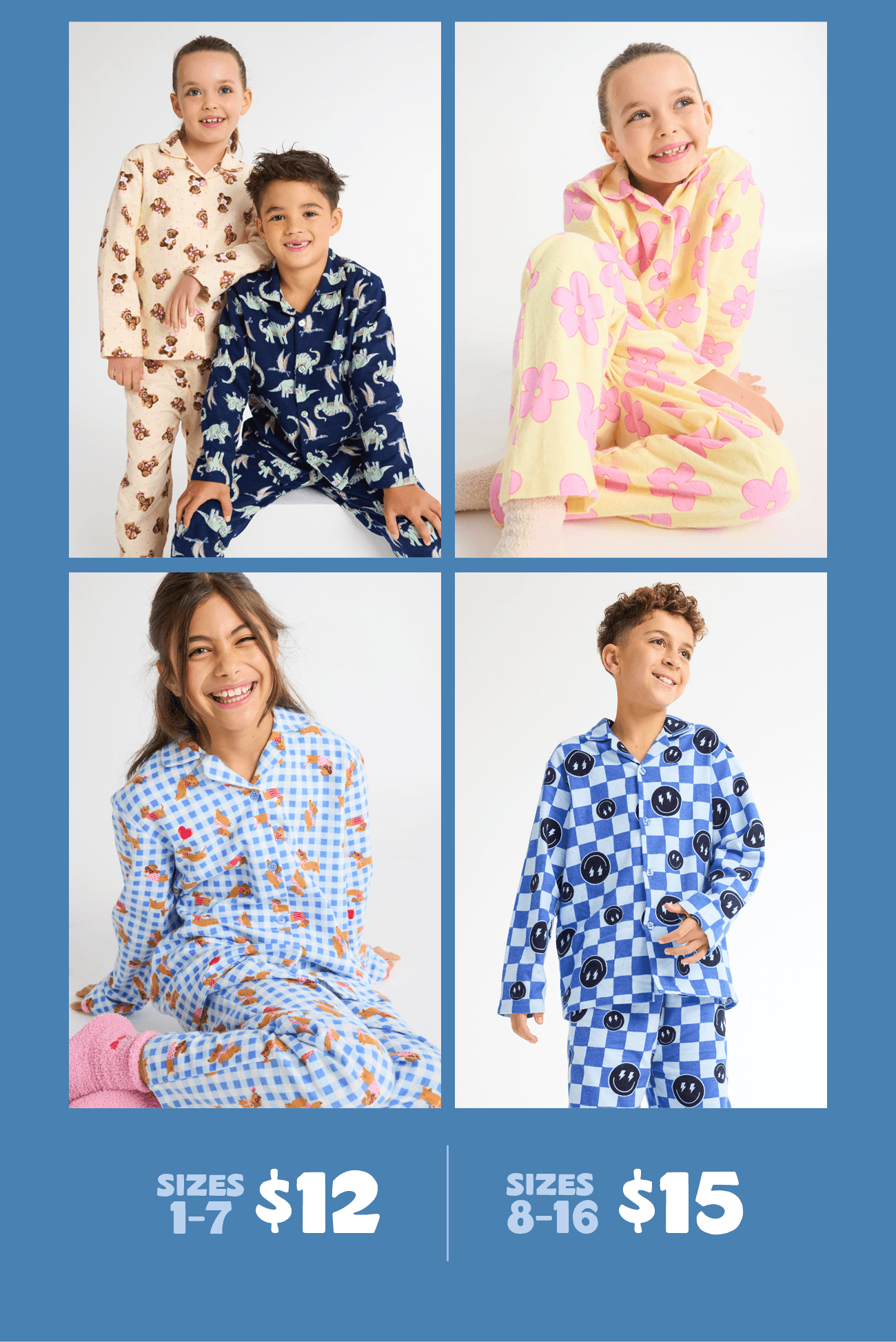 Kids Flannel PJs