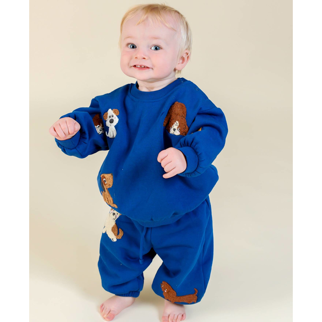 Babies' Boucle Applique Sweat Set