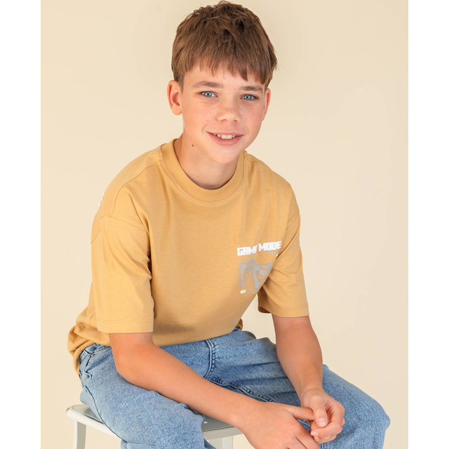 Kids' Short Sleeve Front & Back Print Tee