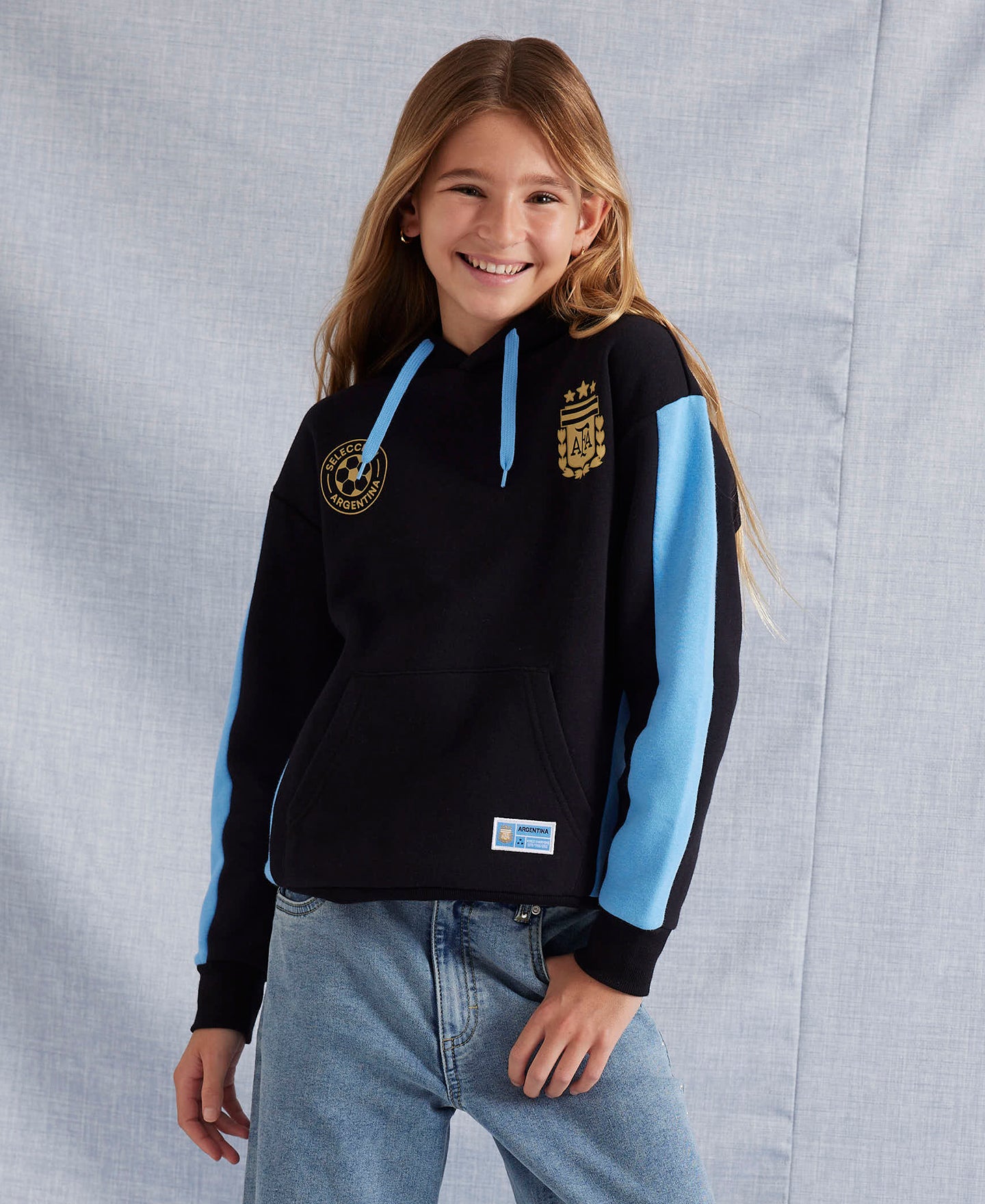 Kids' Argentina Football Hoodie