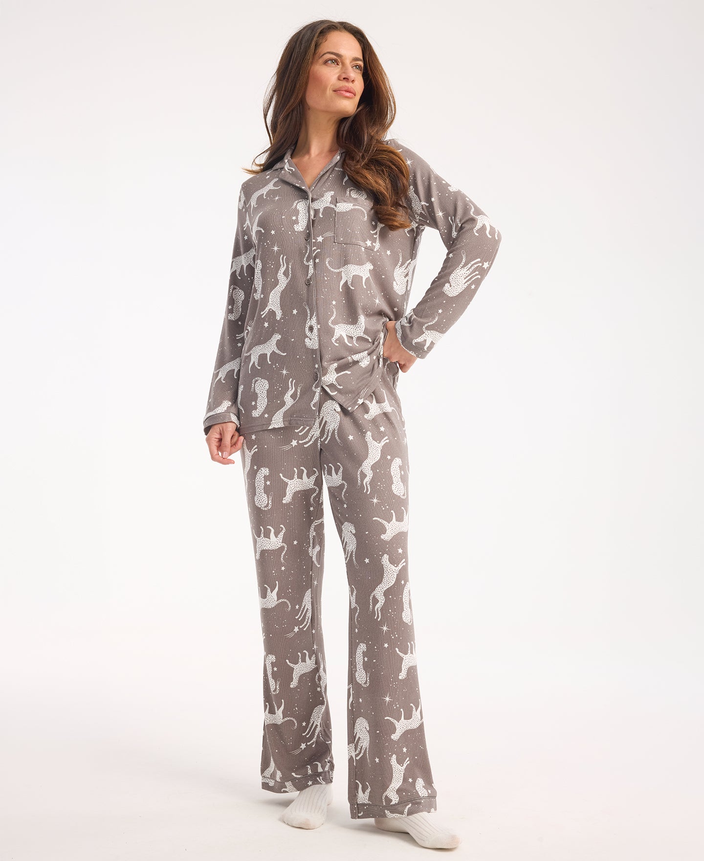Women's Supersoft Tailored Long PJ Set