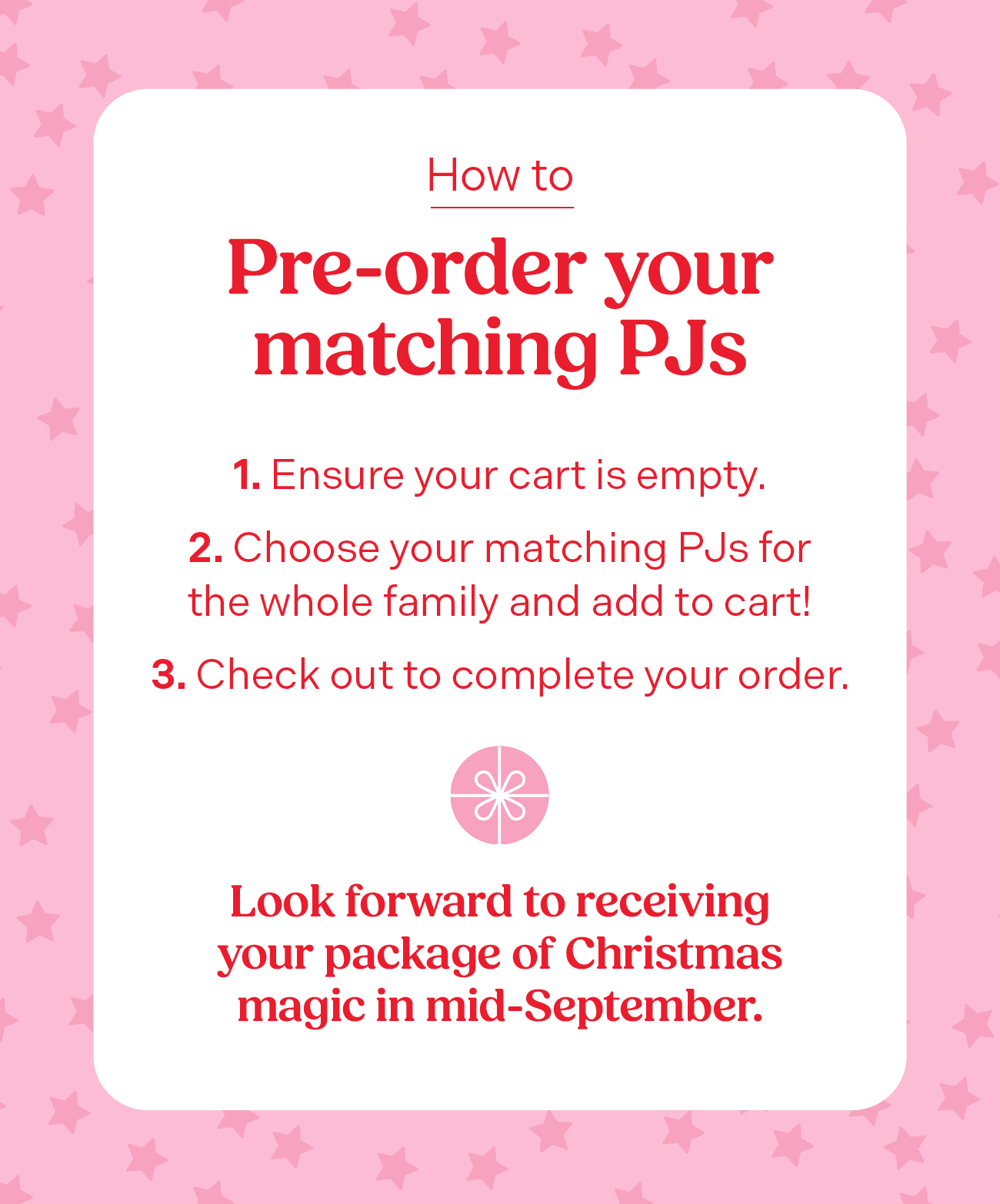 How to Pre Order?