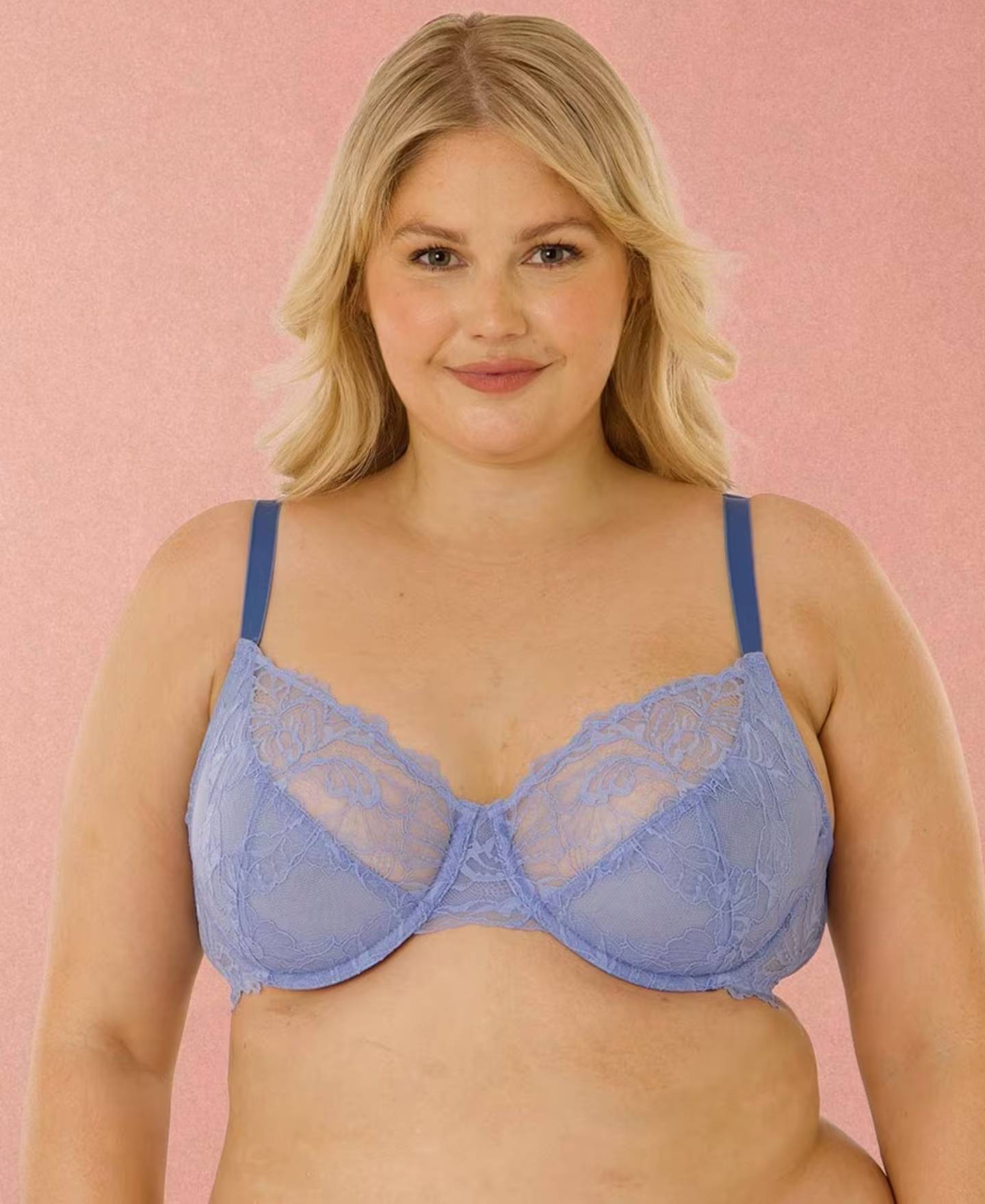 Women's Fuller Figure Lace Soft Cup Bra