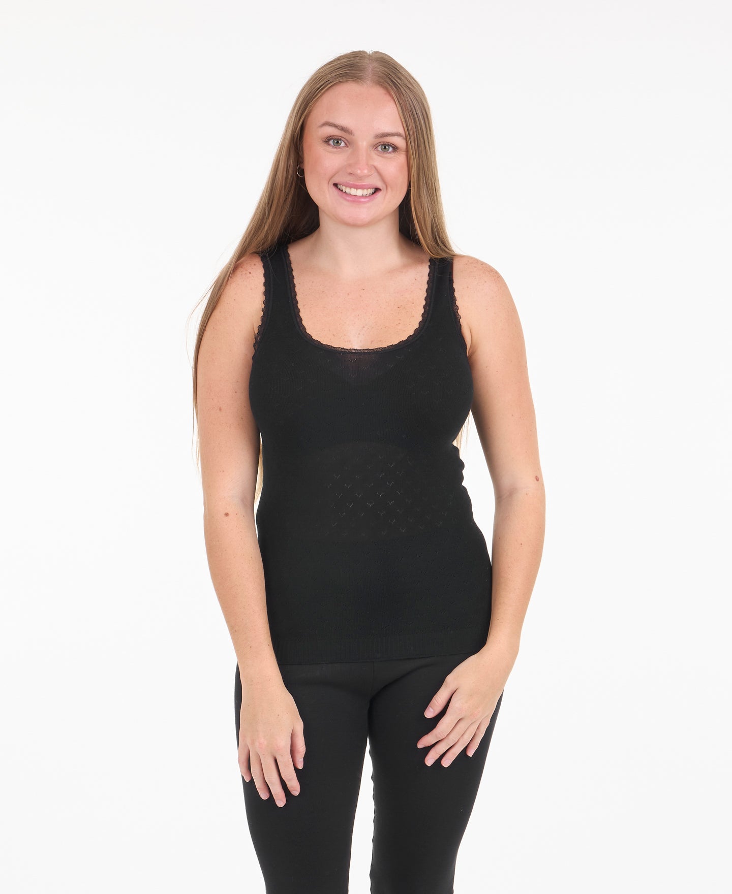 Women's Thermal Pointelle Vest