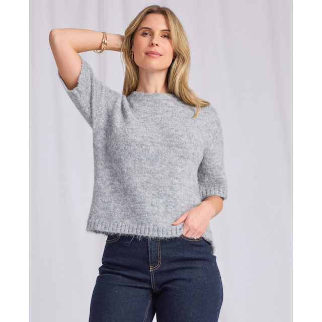 Women's Short Sleeve Knit Jumper