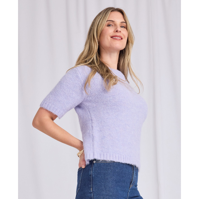 Women's Short Sleeve Knit Jumper