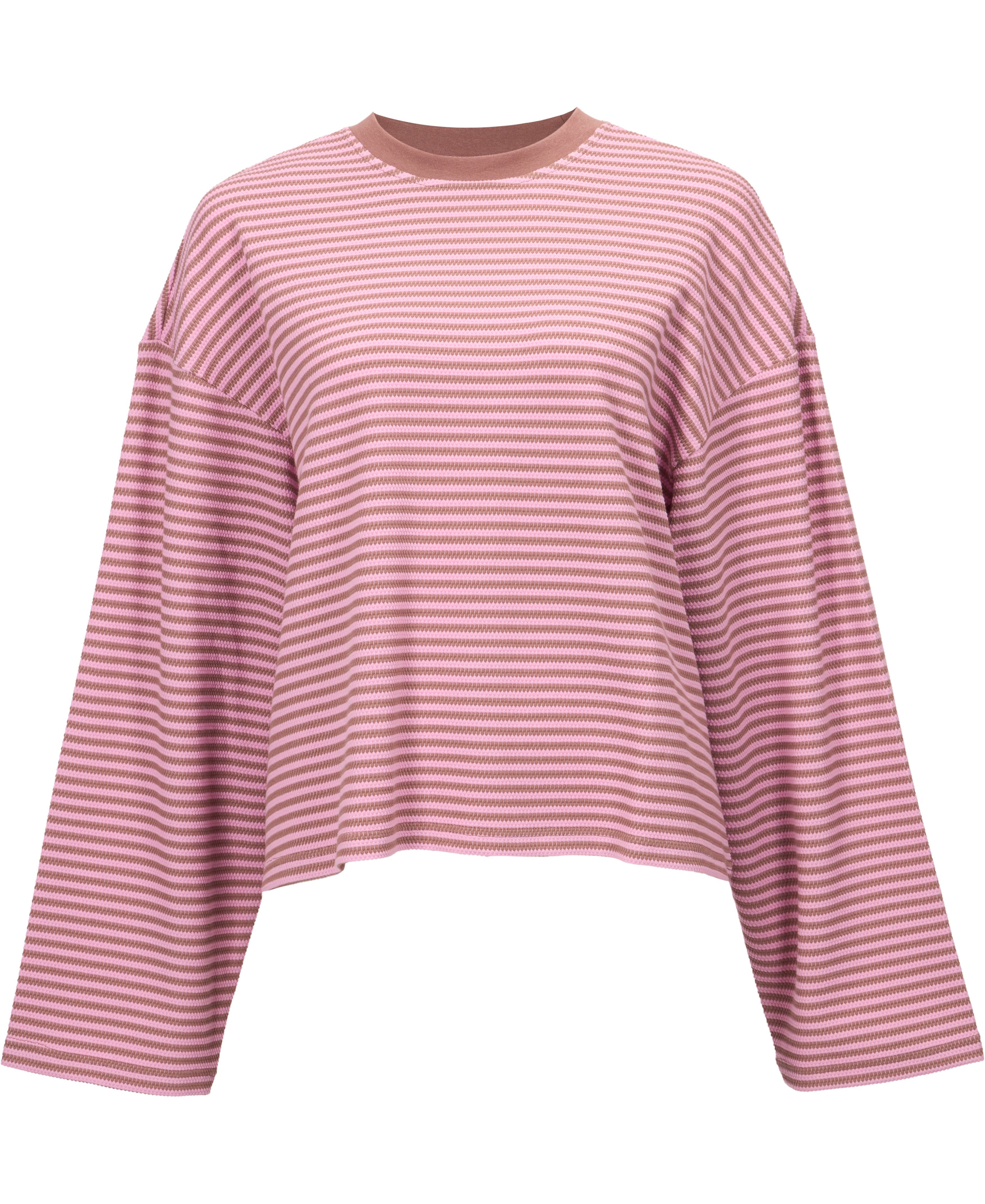 Women's Long Sleeve Textured Tee
