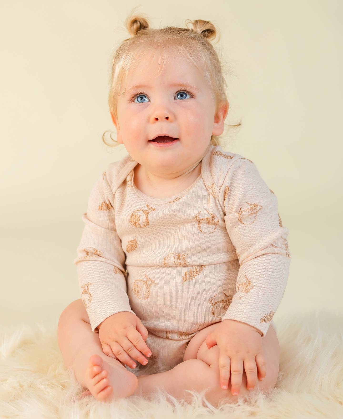 Babies' Marle Rib Long Sleeve Bodysuit