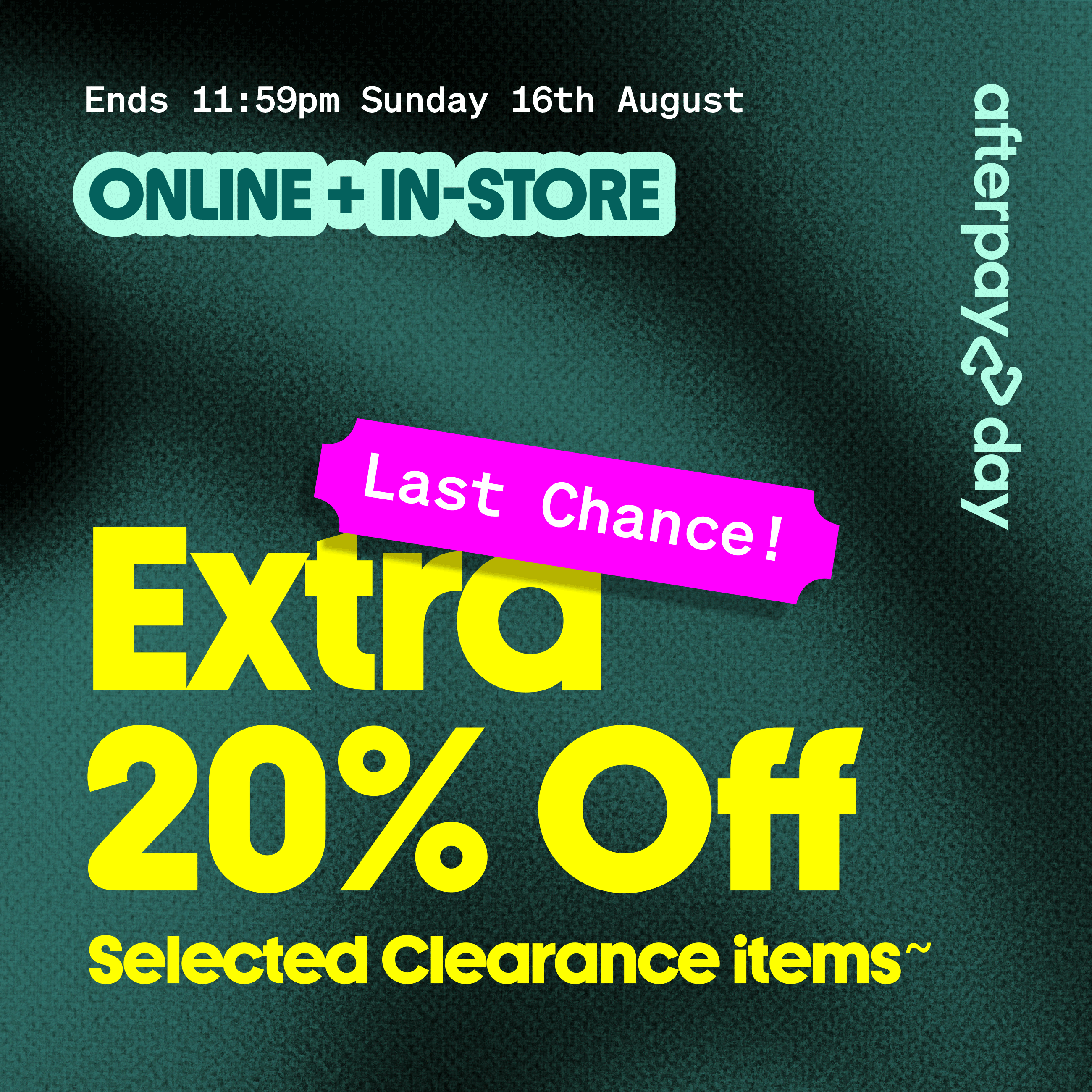 Afterpay Day Last Chance