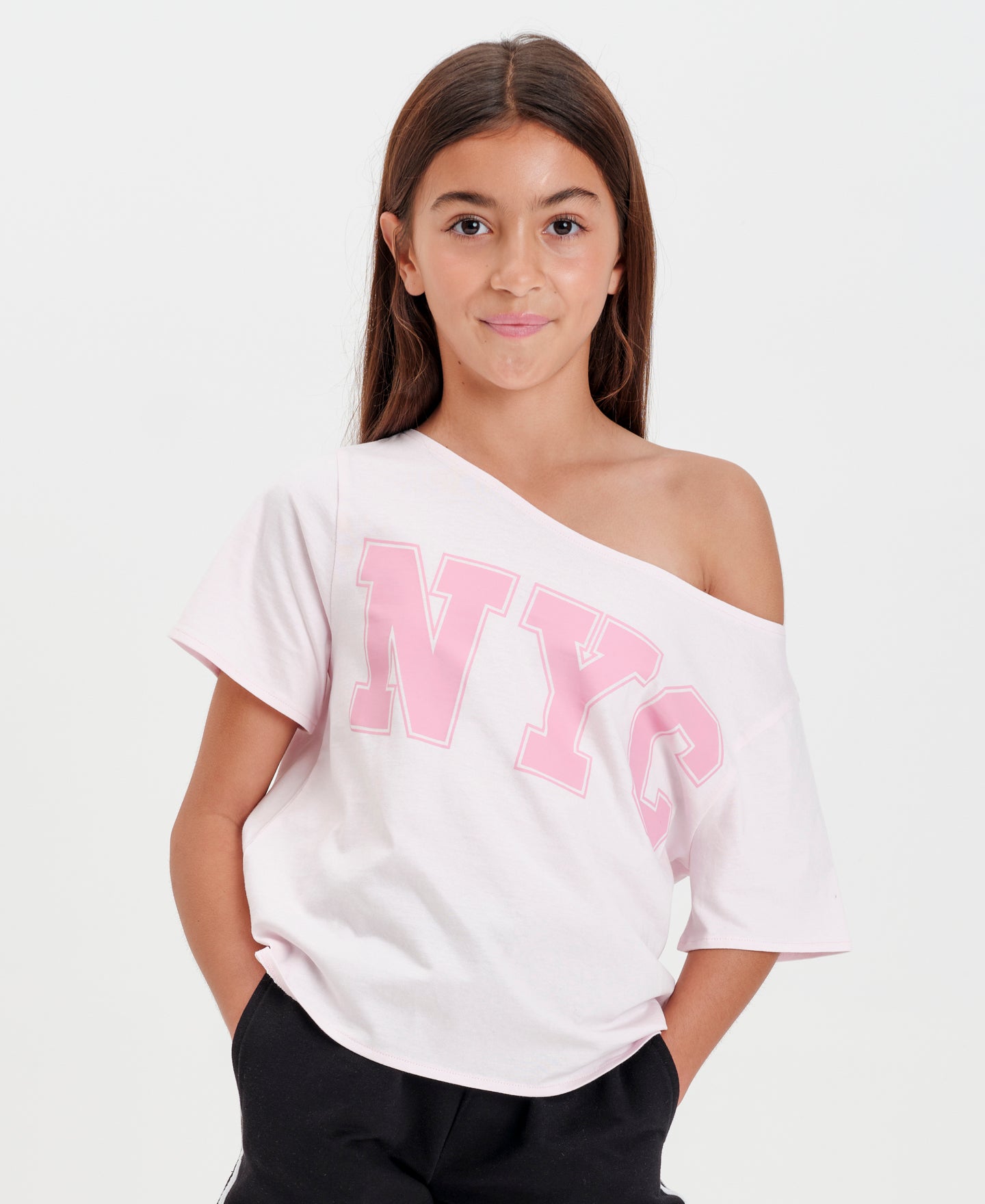 Kids' Heavyweight One Shoulder Tee